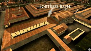 Animation of ancient Roman Fort in Caerleon Wales [upl. by Assili257]