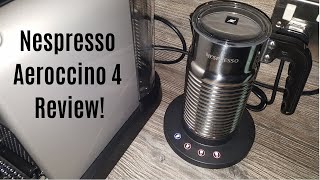 Nespresso Aeroccino 4 Milk Frother Review  Worth upgrading from the Aeroccino 3 [upl. by Annoel]