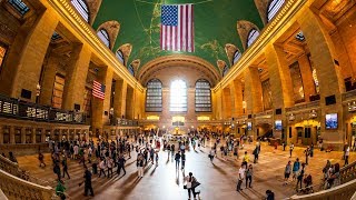 Walking Tour of Grand Central Terminal — New York City 【4K】🇺🇸 [upl. by Kcirret]