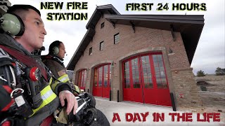 First 24 Hours in a New Fire Station  A Day in the Life [upl. by Kirk294]