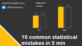 Ten Statistical Mistakes in 5 Min [upl. by Aronal358]