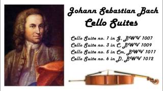 Johann Sebastian Bach  Cello suites in 432 Hz great for reading or studying [upl. by Goddard323]