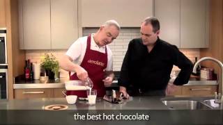 How to make a hot chocolate using an aerolatte milk frother [upl. by Rolanda]