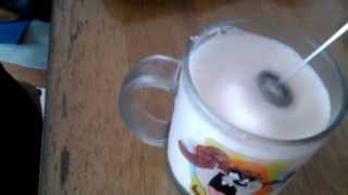 Aerolatte Review Frothing Cold Milk In Under 1 Minute [upl. by Ajnot506]