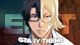 Aizen x Urahara  GTA IV Theme Edit [upl. by Anaiq533]